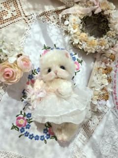 ꫛꫀꪝ ふわふわこねこちゃん♡ テディベア ꫛꫀꪝ ふわふわこねこちゃん♡ テディベア - メルカリ