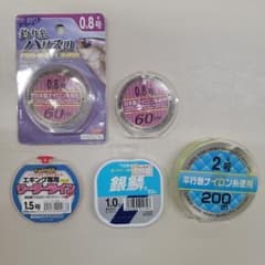 ナイロンラインセット 0.8号 1.0号 1.5号 2号のサムネイル