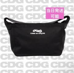 CDG COTTON CANVAS POSTMAN BAG ポストマンバッグ 黒 - メルカリ