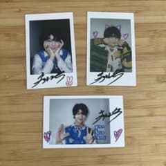 藤本洸大 サイン入りポラロイド風写真3枚セット - メルカリ