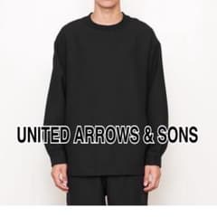 UNITED ARROWS & SONS ロンT 長袖 黒 L - メルカリ