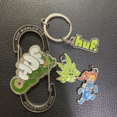 HUF カラフルキャラクターキーホルダーセットのサムネイル