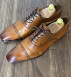 MAGNANNI(マグナー二)ライトブラウンレザー EU41サイズ MAGNANNI(マグナー二)ライトブラウンレザー EU41サイズ - メルカリ