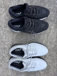 ASICS アシックス ゴルフシューズ 2足セット BOA スパイク メンズ