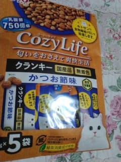 国産品無着色　CIAOチャオ　クランキー　かつお節味　22gX5袋入り(^^)のサムネイル