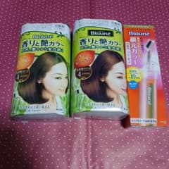 ブローネ 香りと艶カラー 4 ライトブラウン 2箱＋根元カラーのサムネイル