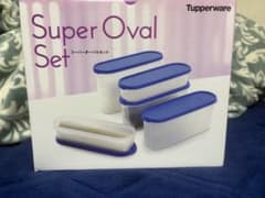 新品 タッパーウェア　スーパーオーバルセット5個 Super Oval Setのサムネイル
