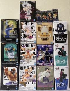 フィギュア まとめ売り17点 新品未開封 ワンピース 鬼滅の刃 ドラゴンボールのサムネイル