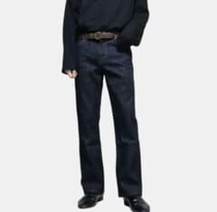 00s Wrangler　インディゴ　セミフレア ストレート デニム　W29のサムネイル