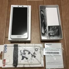 7日まで。　SHARP  sh-m07  ホワイト　simフリー版のサムネイル