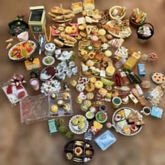 T*y様 ミニチュア 食品 パン ドーナツ　料理 大量セット まとめ売りのサムネイル