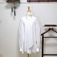 ato 23SS Crepe de Chine SCARF SHIRT ① - メルカリ