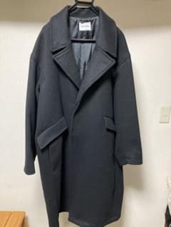 monkey time ロングコート　黒　Lサイズのサムネイル