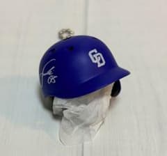 中日ドラゴンズ ヘルメットキーホルダー 福永祐基選手 背番号68 サイン
