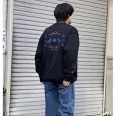 【がーくん着用】 TOWNCRAFT ロンT　黒　M 街民藝のサムネイル