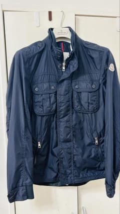 MONCLER モンクレール ナイロンジャケット ネイビー ワッペン付き