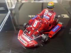 1/20フジミ模型 カート アイルトンセナ1993 生ダラGP仕様　完成品 1/20フジミ模型 カート アイルトンセナ1993 生ダラGP仕様 完成品
