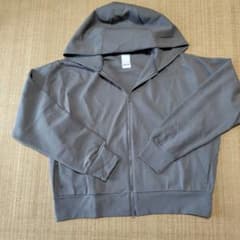 ellesse レディース ジップアップパーカー グレーのサムネイル