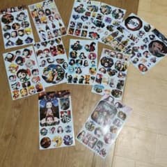 鬼滅の刃 シール ステッカー まとめ売りのサムネイル