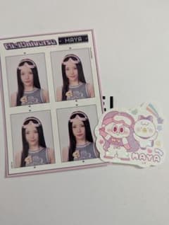 NiziU MAYA 写真シートとステッカーセットのサムネイル