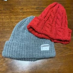 値引きしました！　ニット帽　 グレーのサムネイル