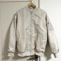 MA-1 メンズ　Mサイズ  ホワイト　アウター　RAGEBLUEのサムネイル