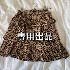 【※Rose様専用出品】epine レオパードミニスカートのサムネイル