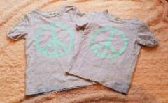 H＆M Tシャツ 姉妹 兄弟 コーデ おそろいのサムネイル