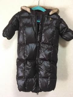 ◎ギャップ GAP◎0-3m 60 2way ブラウン ダウン ジャンプスーツのサムネイル