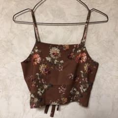 555円→333円 MURUA ♡ 花柄 キャミソール ビスチェ トップスのサムネイル