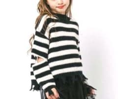 URBAN CHERRY ボーダーニット 140cm　パンク　ロック　おしゃれ