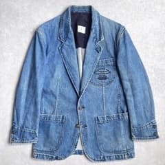 80s ヴァレンティノ デニムテーラードジャケット イタリア製 36 - メルカリ