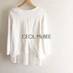 CECIL McBEE 背中シフォン トップス 送料込のサムネイル