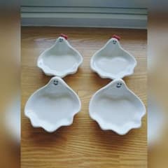 かわいいオバケの豆皿4枚セットのサムネイル