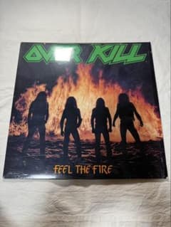 OVER KILL / FEEL THE FIRE LP MEGAFORCE - メルカリ