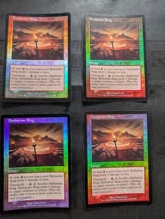 MTG 蛮族のリング Foil ４枚セット 英語 オデッセイ MTG 蛮族のリング Foil 4枚セット 英語 オデッセイ - メルカリ