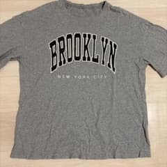 BROOKLYN NEW YORK CITY 半袖 Tシャツ グレーのサムネイル
