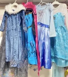 エルサ・アナ ドレスセット 110・100のサムネイル