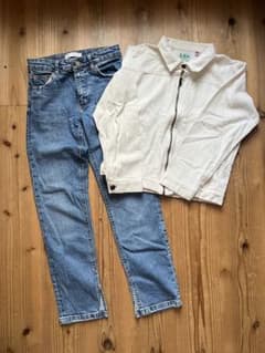 【150サイズ】ZARA デニム & LSP ジャケット 2点セットのサムネイル