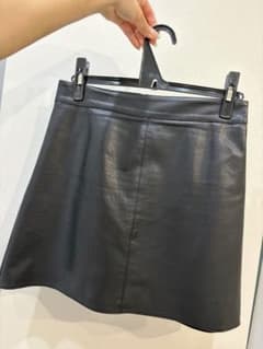 インパン付きレザーミニスカートのサムネイル
