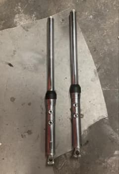 350ss マッハドラム　フロントフォーク250ss 400ss カワサキ 350ss マッハドラム フロントフォーク250ss 400ss カワサキ - メルカリ