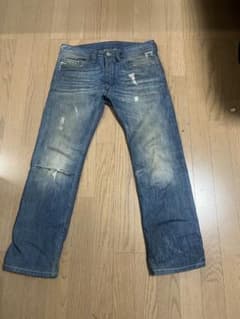 DIESEL Industry ストレートデニム ダメージ加工のサムネイル