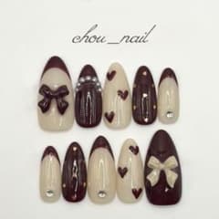 現品・サイズ変更可能】No.93ネイルチップポイントかわいい - メルカリ