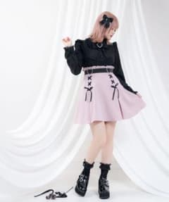 ※値下げしました！ ハートバックルレースアップスカート【DearMyLove】のサムネイル