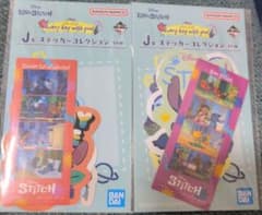 Lilo & Stitch 이치 반 쿠지 J상 스티커 컬렉션 2종 세트