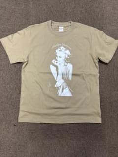 マリリンモンロー　シルエットTシャツ　Mサイズ サンドカーキのサムネイル