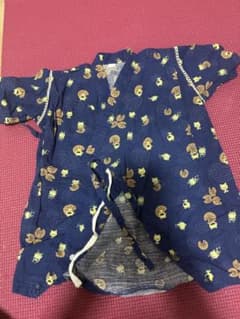 甚平　ベビー甚平 男の子　80 ロンパース　パジャマのサムネイル