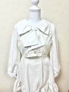 量産型 地雷系 ワンピース 白 レディース服 参戦服 ホビ垢 秋 冬 長袖のサムネイル