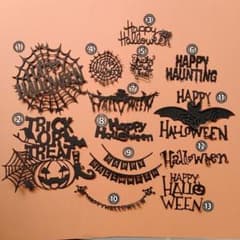 ハロウィン文字 ダイカット クラフトパンチ Happyhalloween - メルカリ