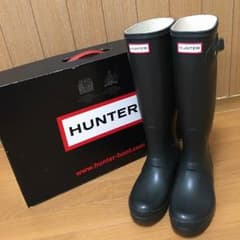 HUNTER レインブーツ UK4(23cm) ハンター カーキのサムネイル